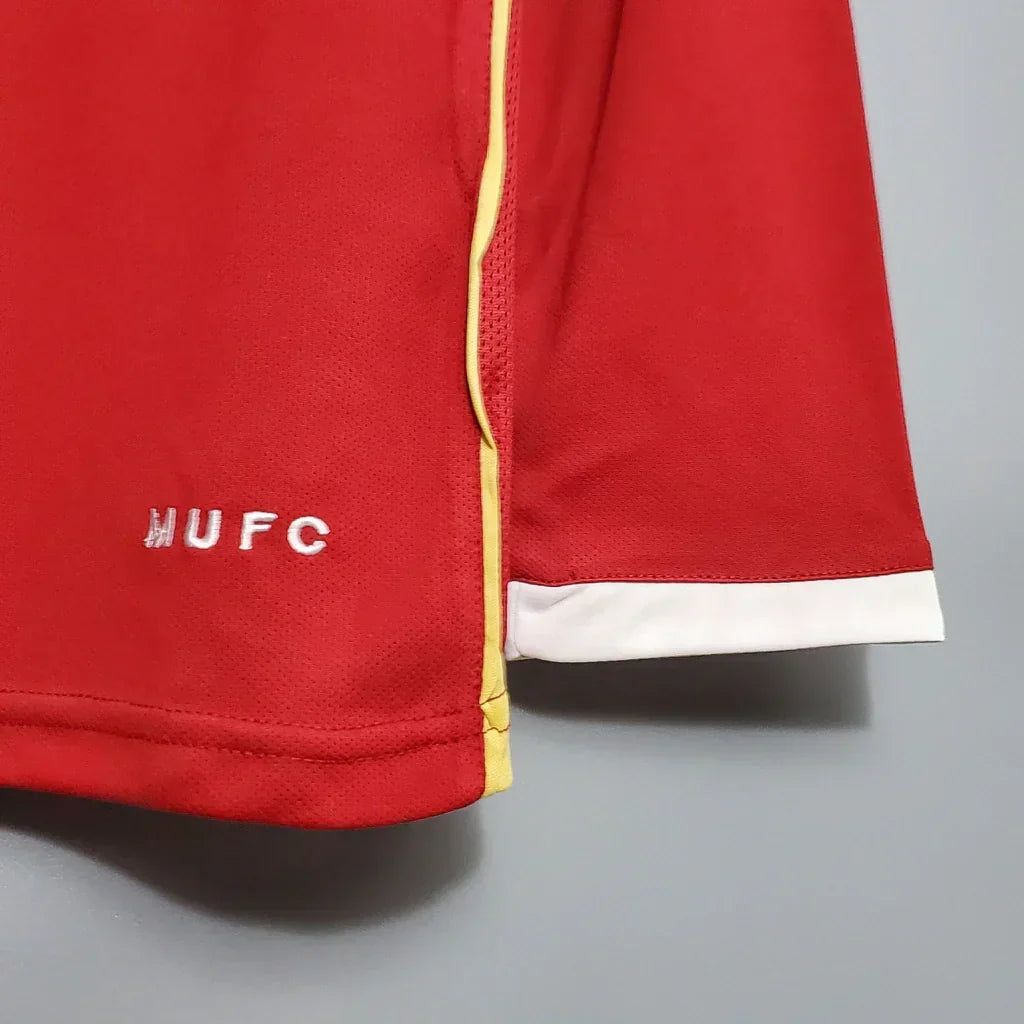 Camisa Retrô Manchester United Manga Longa 2006/07 Masculino Vermelho