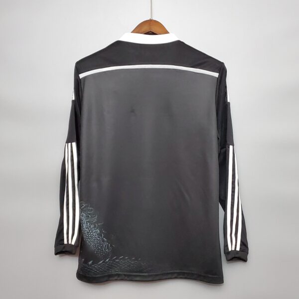 Camisa Manga Longa Retrô Torcedor Masculina Real Madrid III 2014