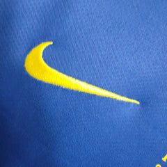 Camisa Retrô Barcelona I Home 2008/09 UEFA Champions League Azul e Grená