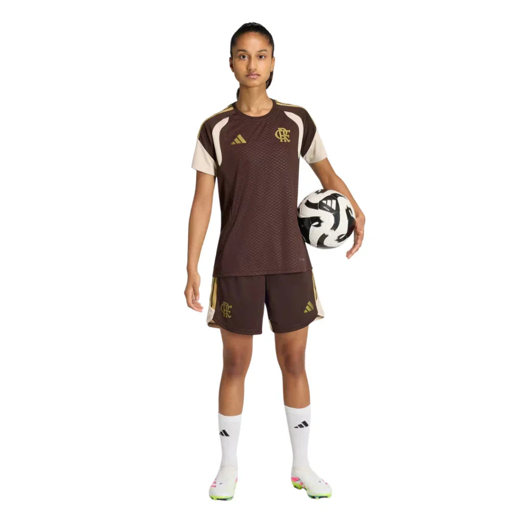 Camisa Flamengo 26/27 Treino Marrom - Versão Feminina