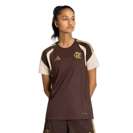 Camisa Flamengo 26/27 Treino Marrom - Versão Feminina