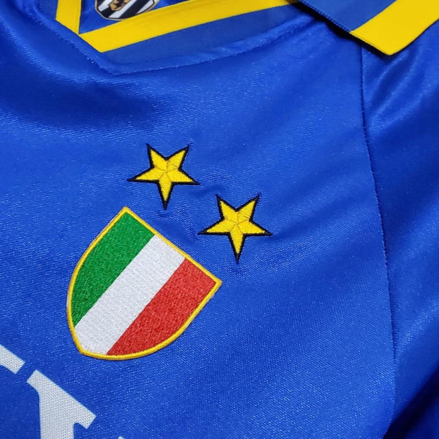Camisa Juventus Retrô 1995/1997 Azul e Amarela