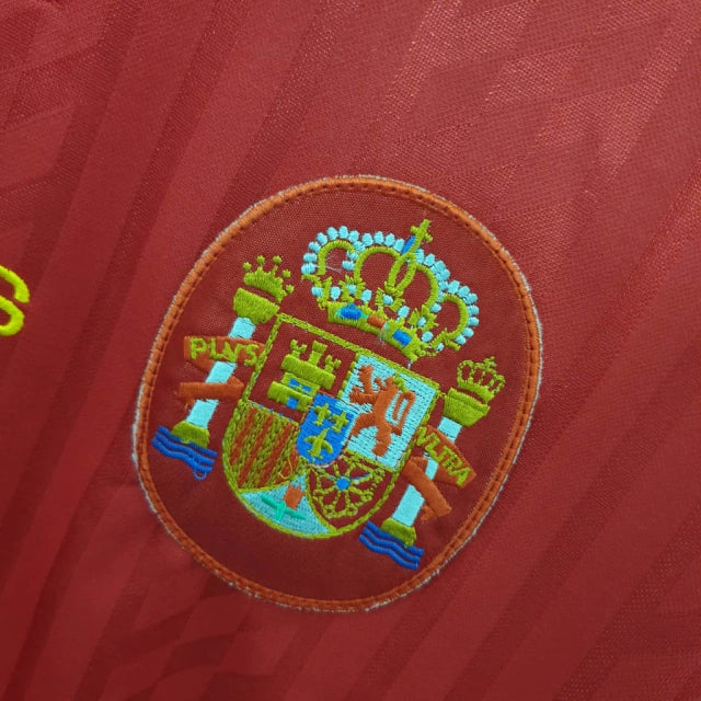 Camisa Retrô Torcedor Masculina Espanha 1994