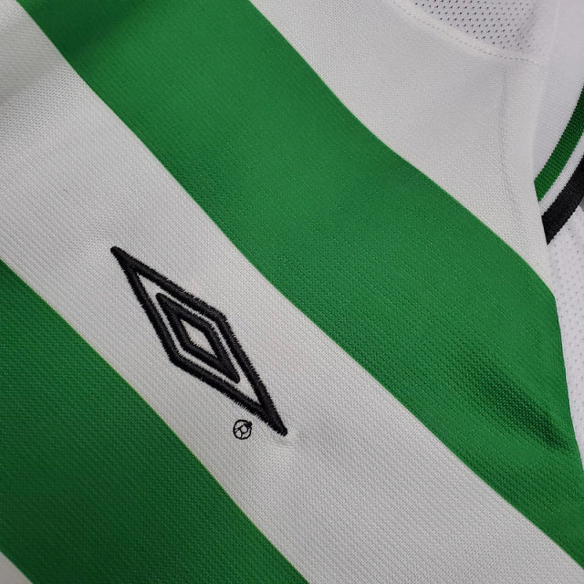Camisa Celtic Retrô 2001/2003 Verde e Branca