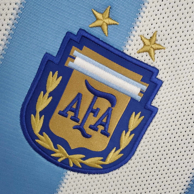 Camisa Retrô Torcedor Masculina Argentina 2010