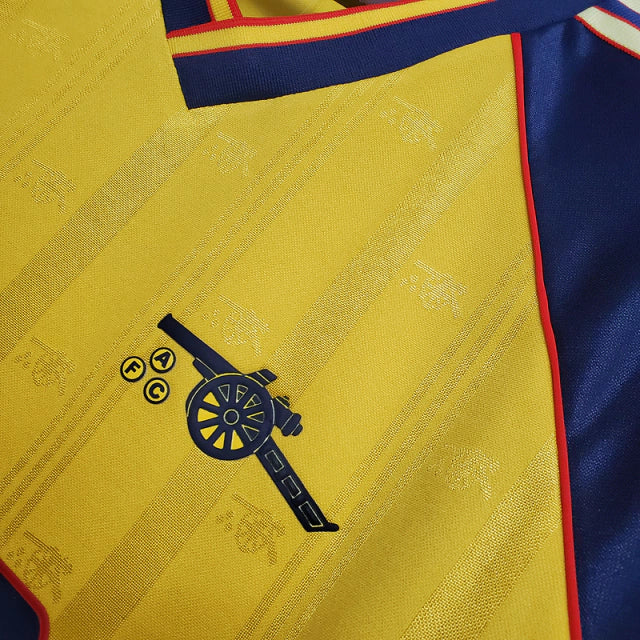 Camisa Arsenal Retrô 1988/1989 Amarela
