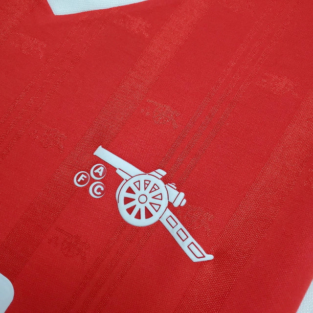 Camisa Arsenal Retrô 1988/1989 Vermelha