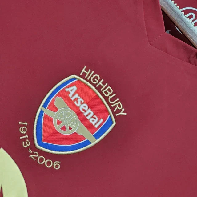 Camisa Retrô Torcedor Masculina Arsenal 2005