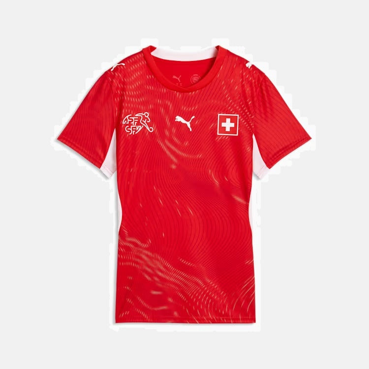Camisa Torcedor Feminina Suíça I 2026 Copa do Mundo
