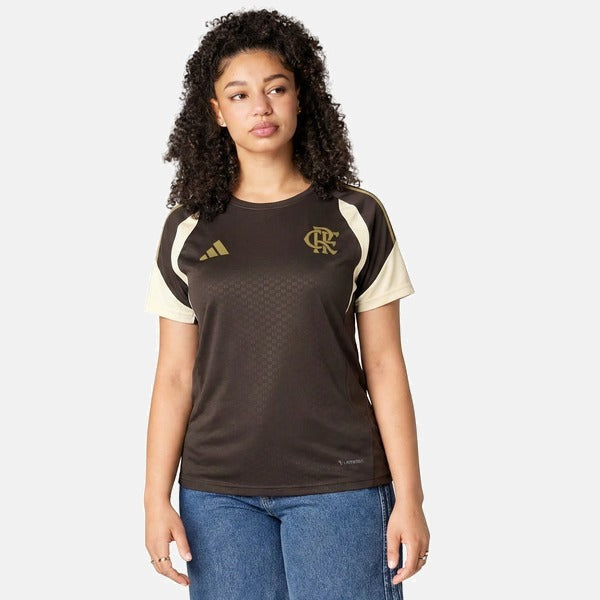 Camisa Treino Feminina Flamengo 2026/2027 Marrom