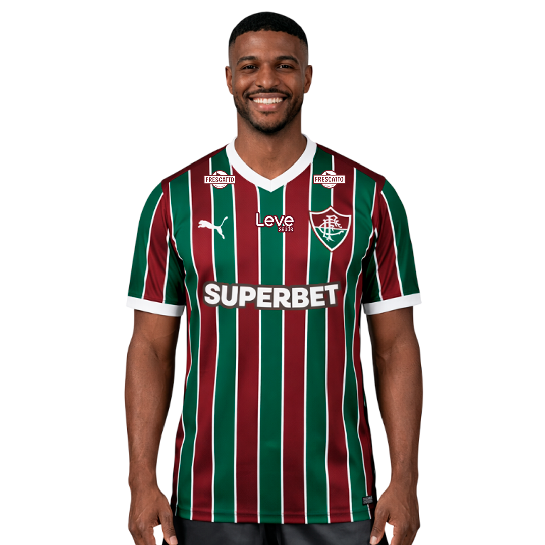 Camisa Fluminense 2026/27 Home Torcedor Todos os patrocínios