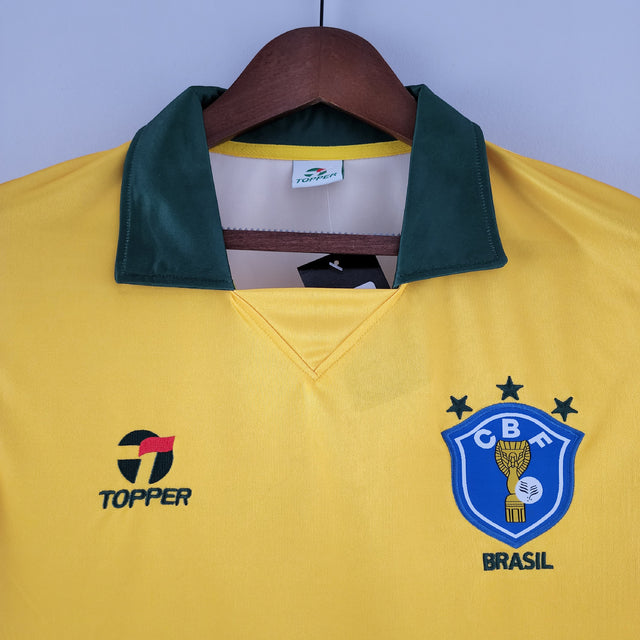 Camisa Retrô Torcedor Masculina Brasil I 1988