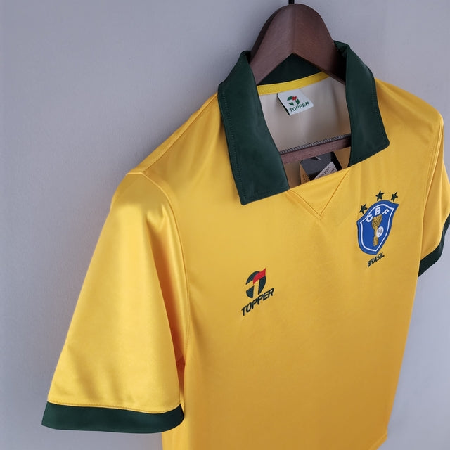 Camisa Retrô Torcedor Masculina Brasil I 1988