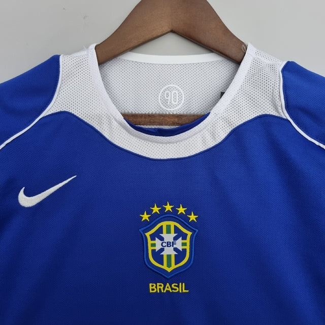 Camisa Retrô Torcedor Masculina Brasil II 2004