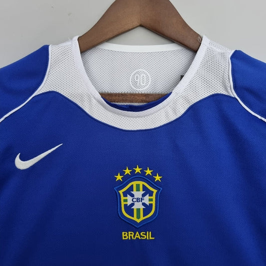 Camisa Retrô Torcedor Masculina Brasil II 2004