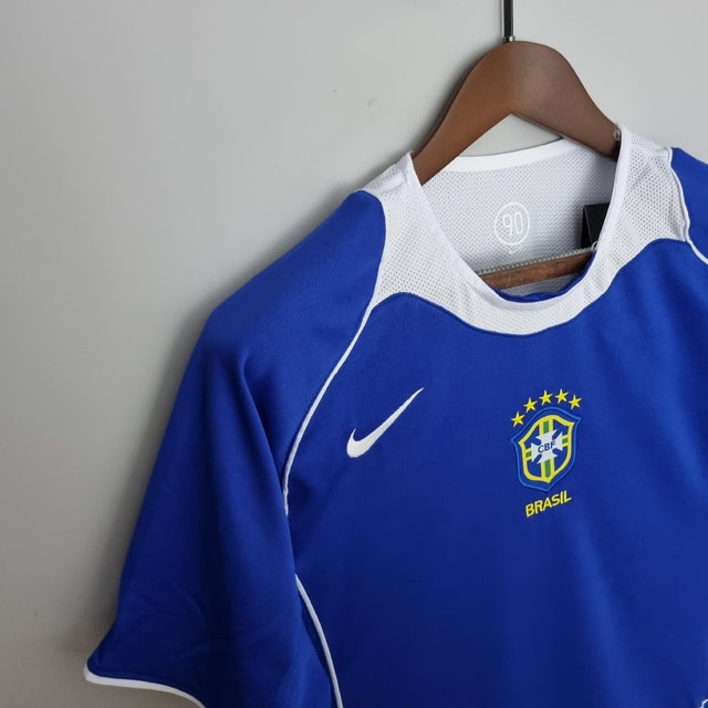 Camisa Retrô Torcedor Masculina Brasil II 2004