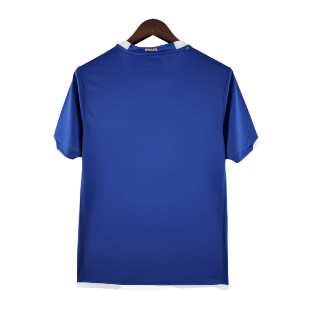 Camisa Retrô 2006 Seleção Brasileira Away Masculina - Azul