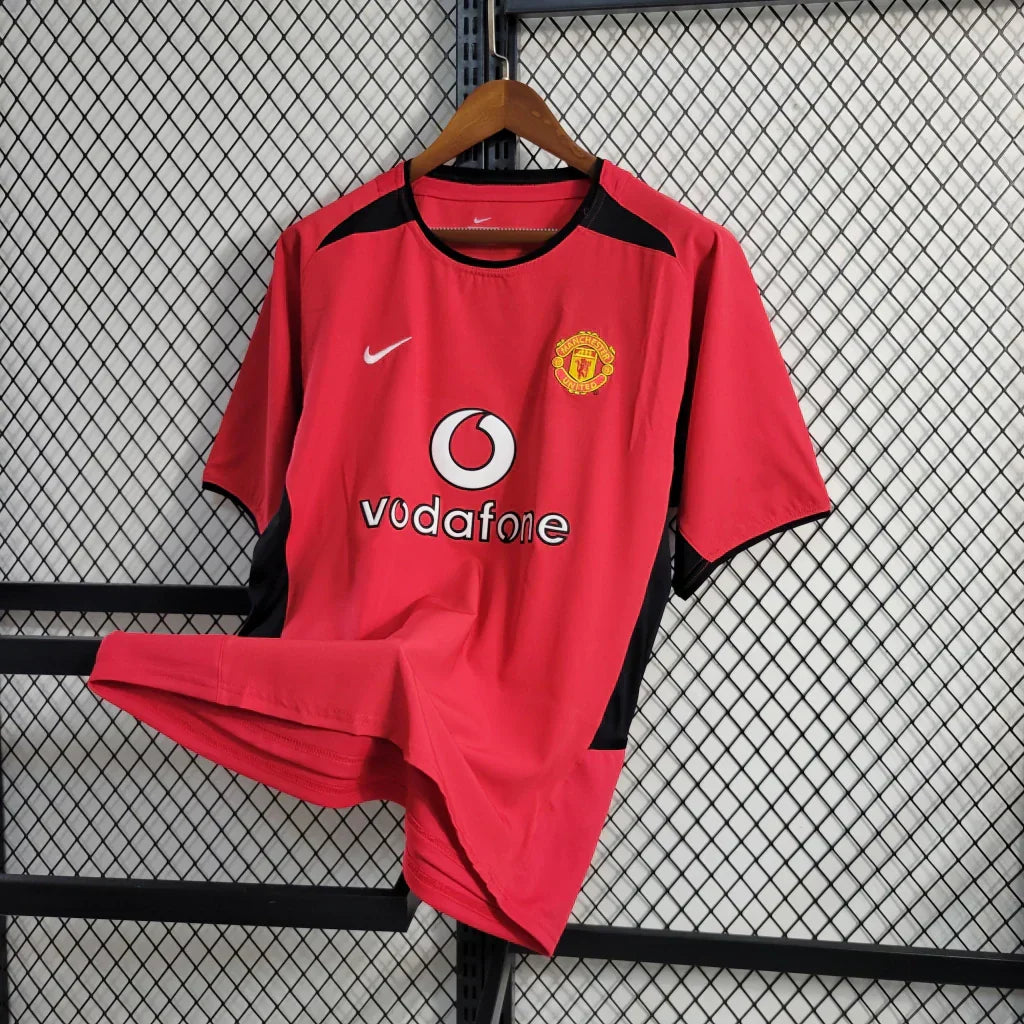 Camisa Retrô Manchester United 2002/04 Vermelho
