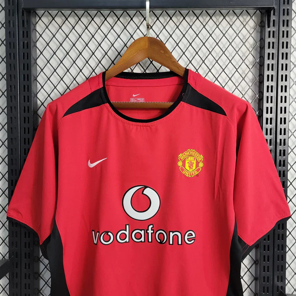 Camisa Retrô Manchester United 2002/04 Vermelho