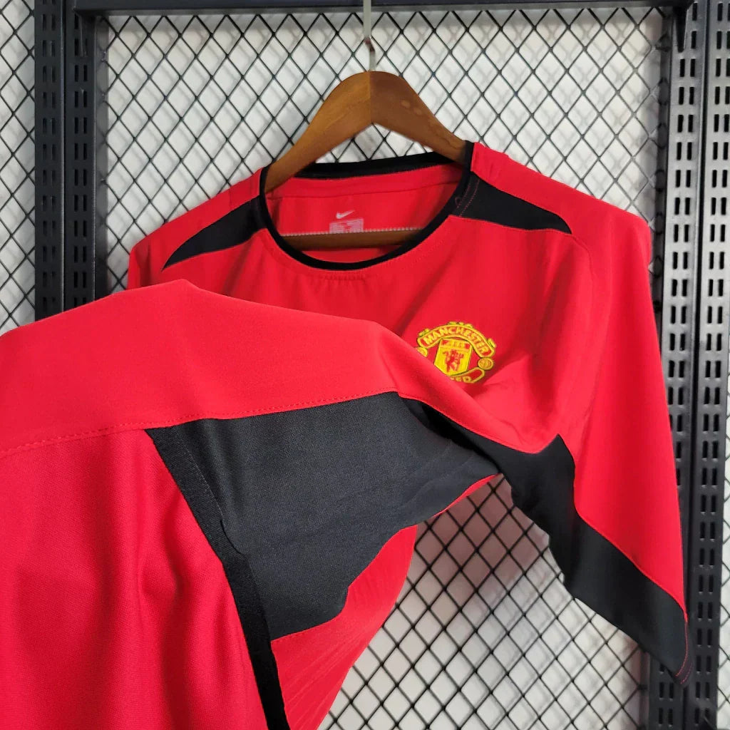 Camisa Retrô Manchester United 2002/04 Vermelho