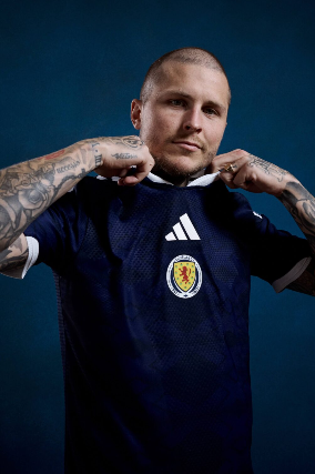 Camisa Torcedor Masculina Escócia I 2026 Copa do Mundo
