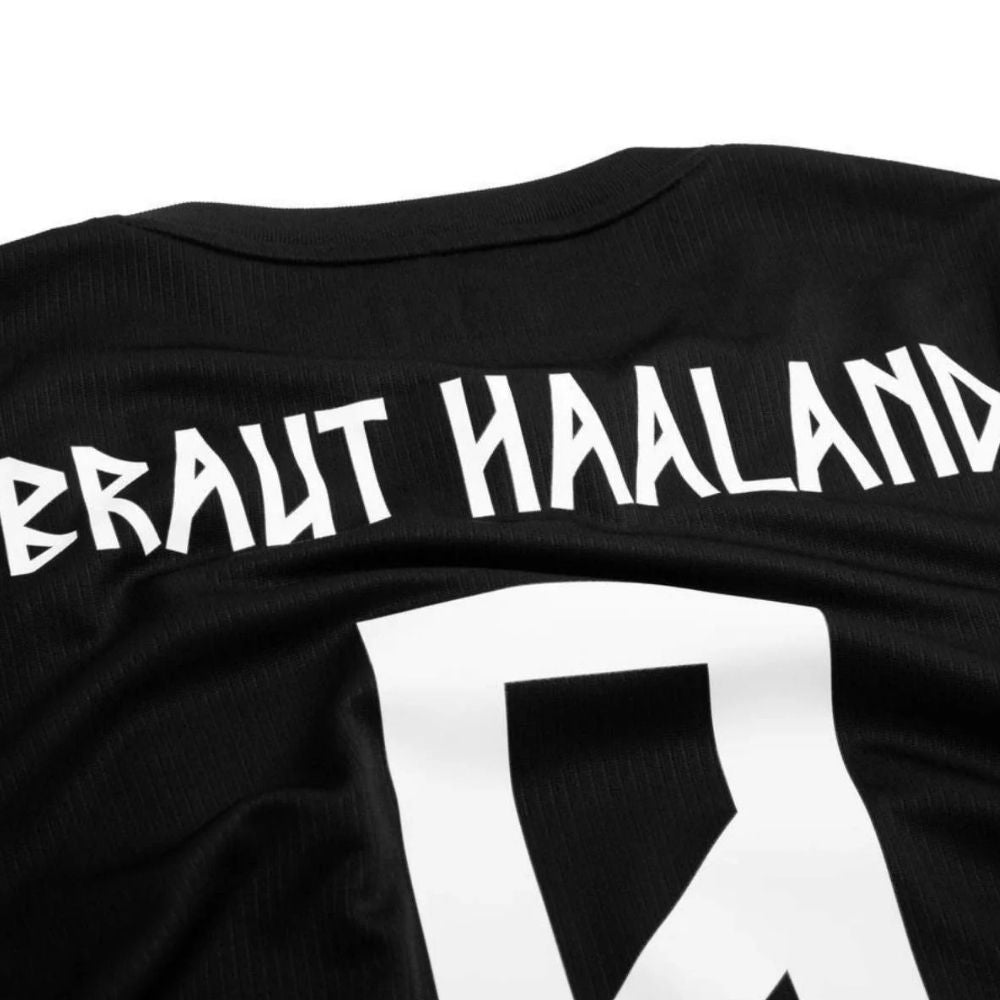 Camisa Torcedor Masculina Noruega II 2026 Copa do Mundo (Haaland 9) - 3