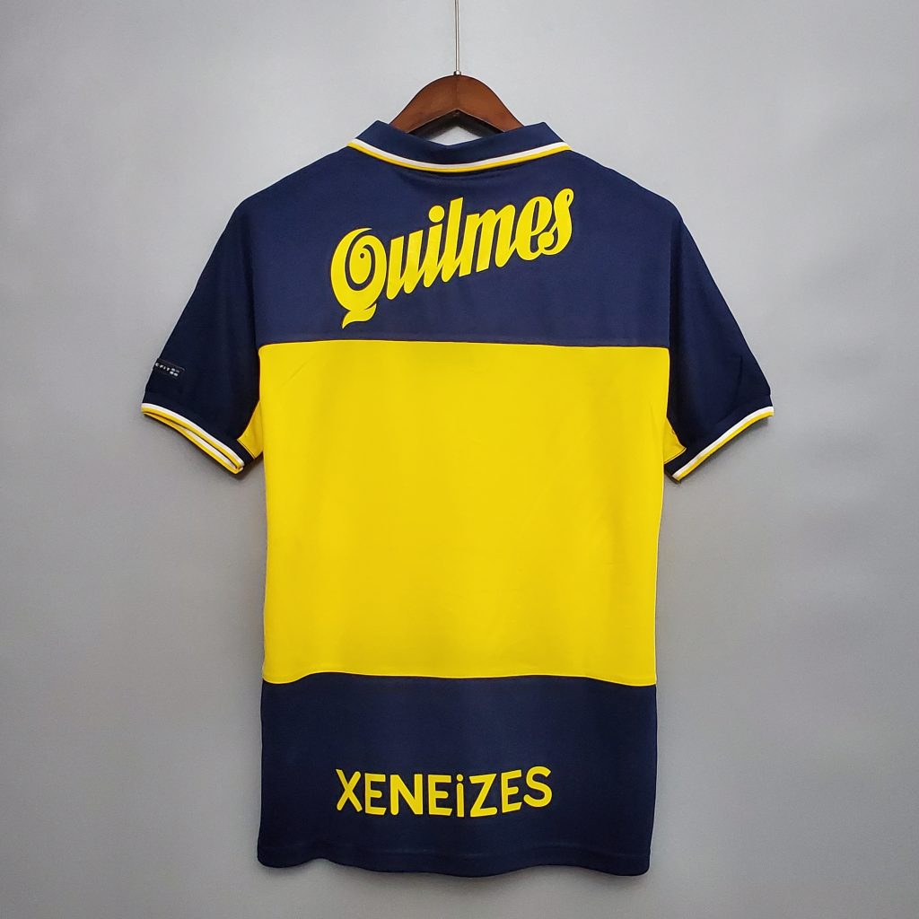 Camisa Boca Juniors Retrô 1998/99 - Azul e Amarelo