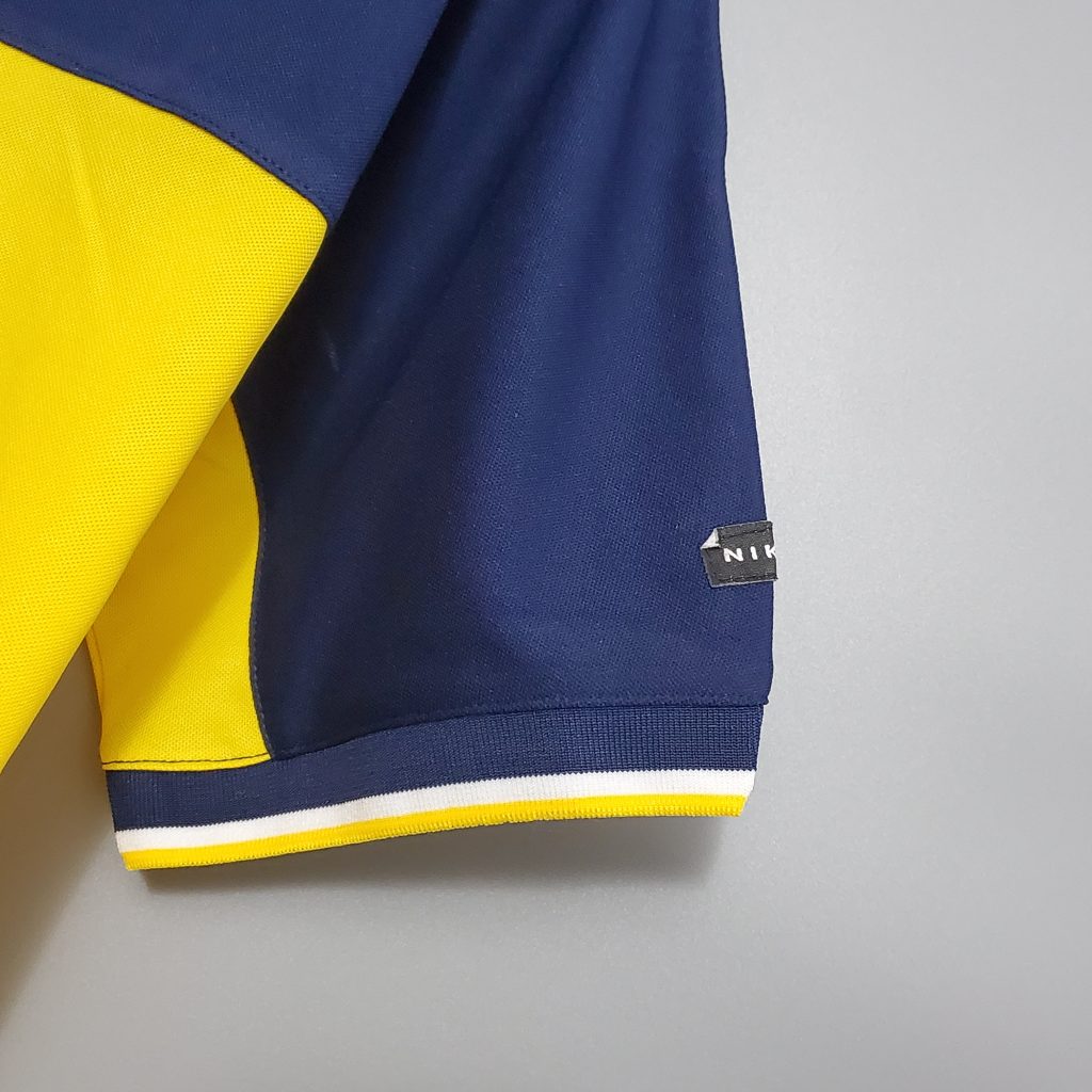 Camisa Boca Juniors Retrô 1998/99 - Azul e Amarelo