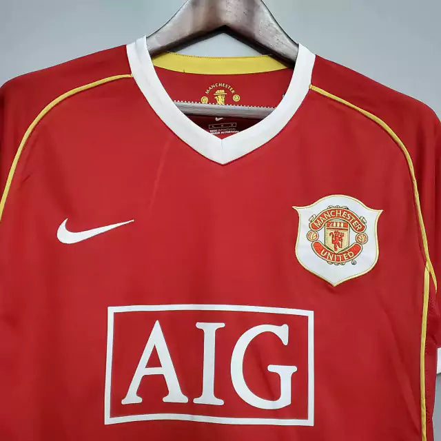 Camisa Retrô Manchester United 2006/07 Masculino Vermelho
