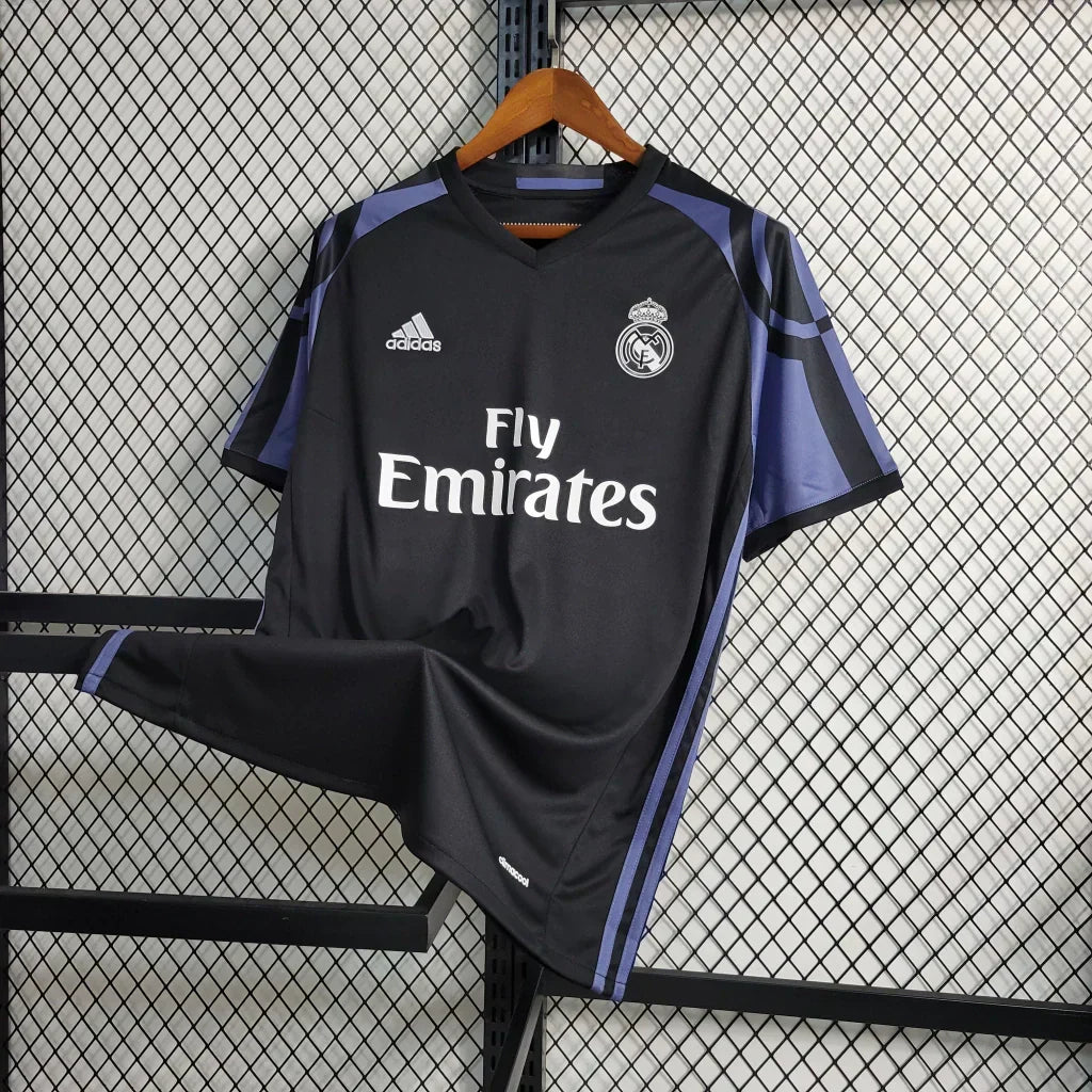 Camisa Retrô Real Madrid III Third 2016/17 Preto