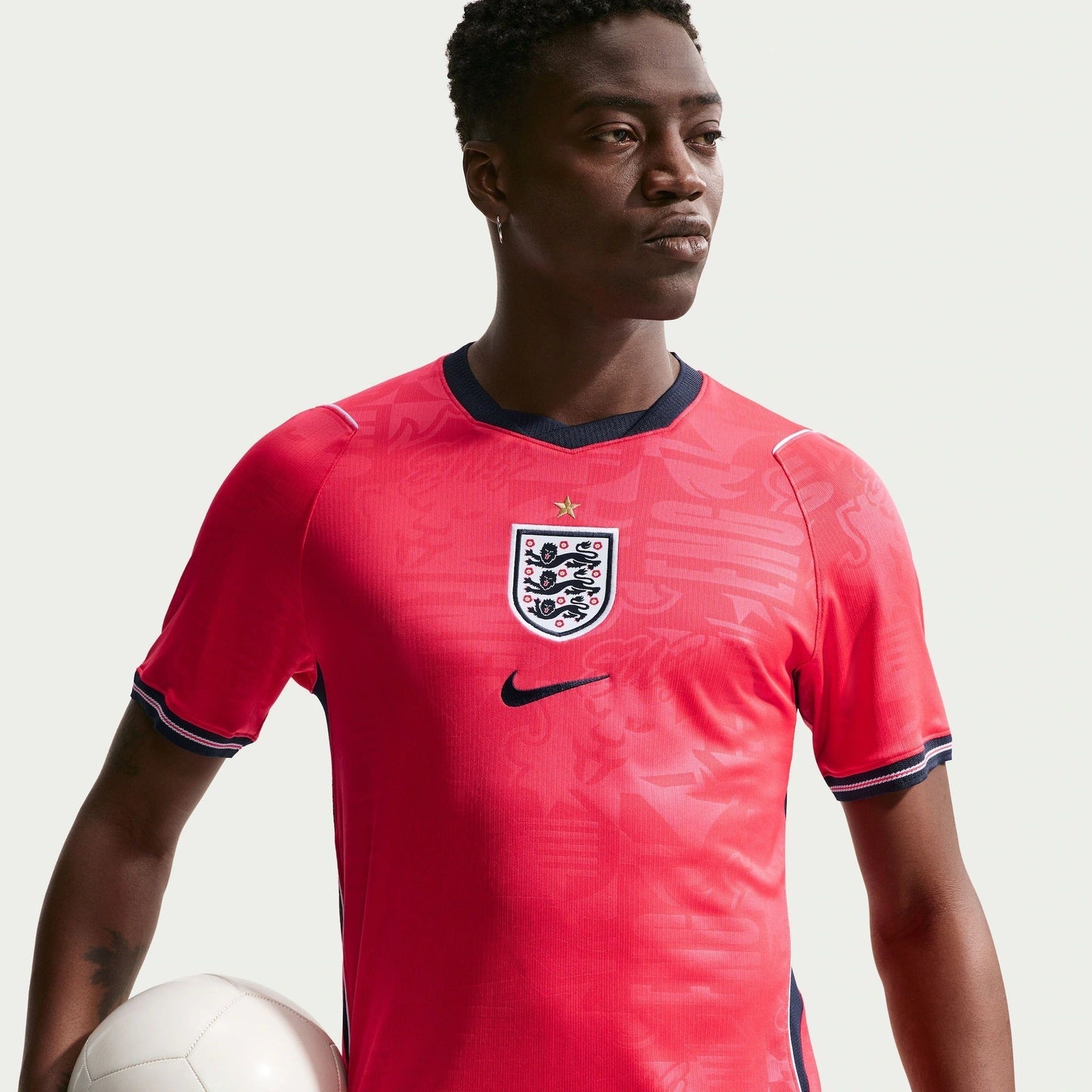 Camisa Torcedor Masculina Inglaterra I 2026 Copa do Mundo