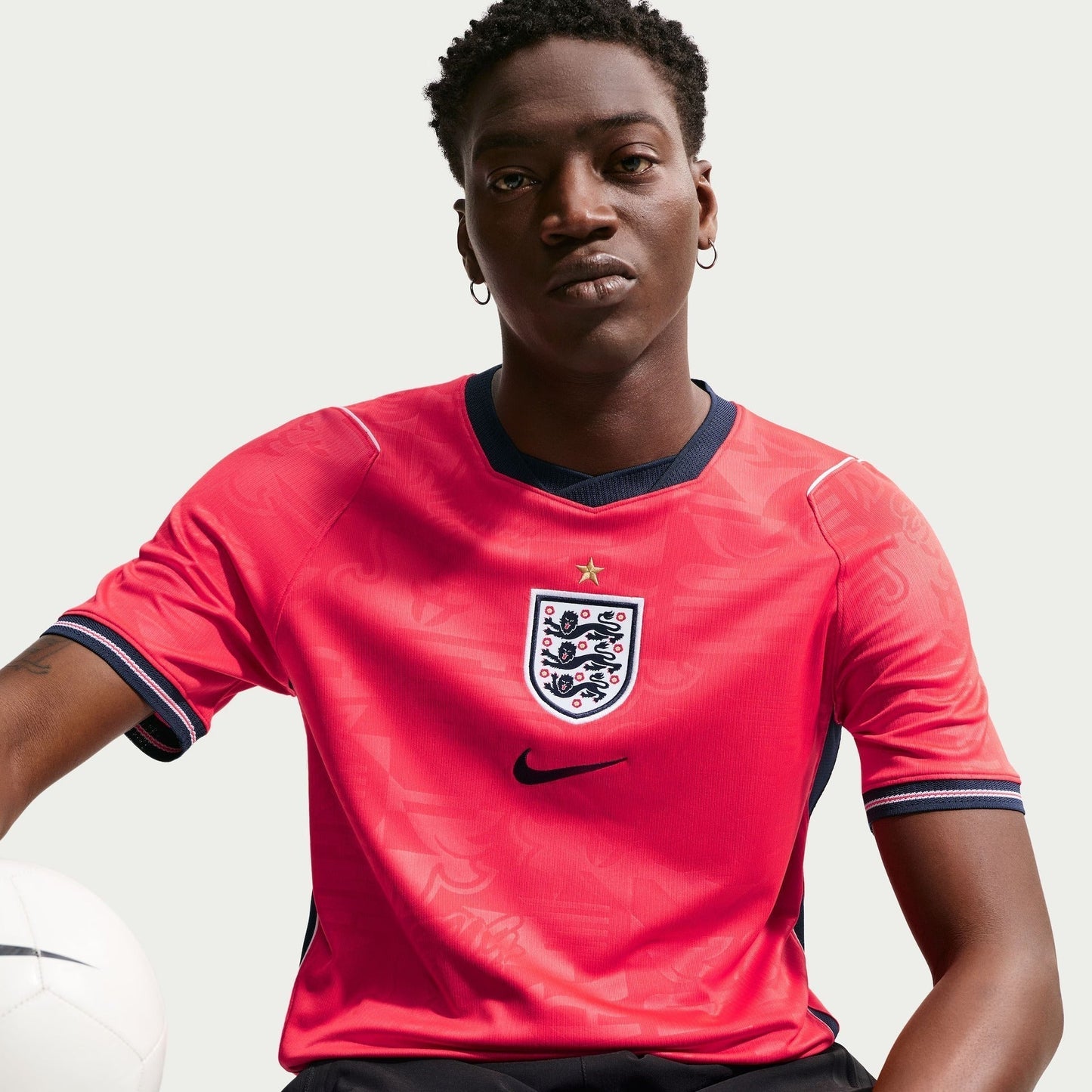 Camisa Torcedor Masculina Inglaterra I 2026 Copa do Mundo