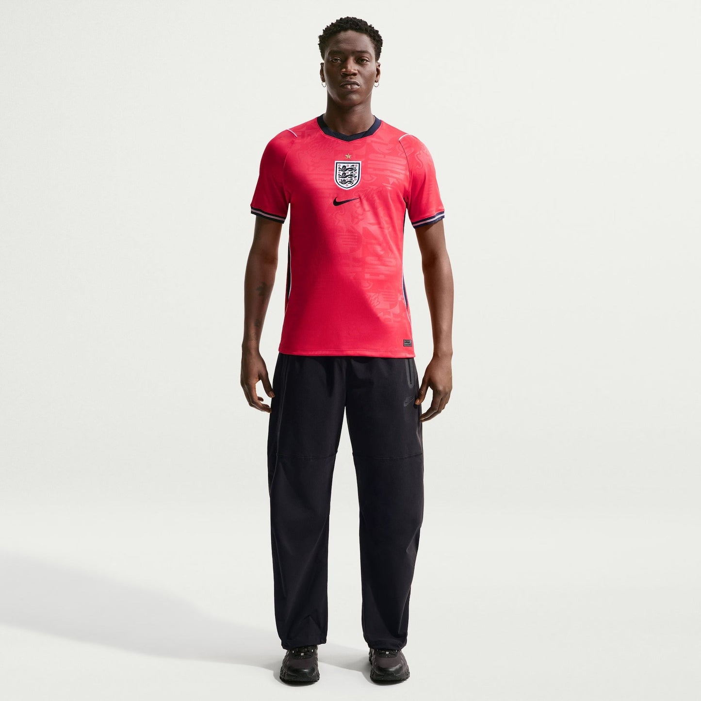 Camisa Torcedor Masculina Inglaterra I 2026 Copa do Mundo