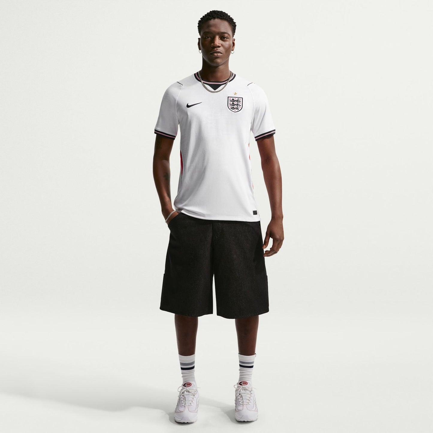Camisa Torcedor Masculina Inglaterra II 2026 Copa do Mundo