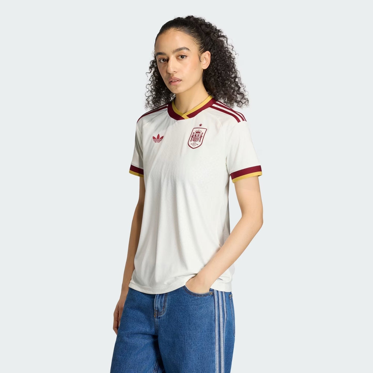 Camisa Torcedor Feminina Espanha II 2026 Copa do Mundo