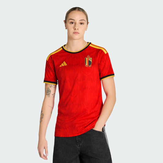 Camisa Torcedor Feminina Bélgica I 2026 Copa do Mundo