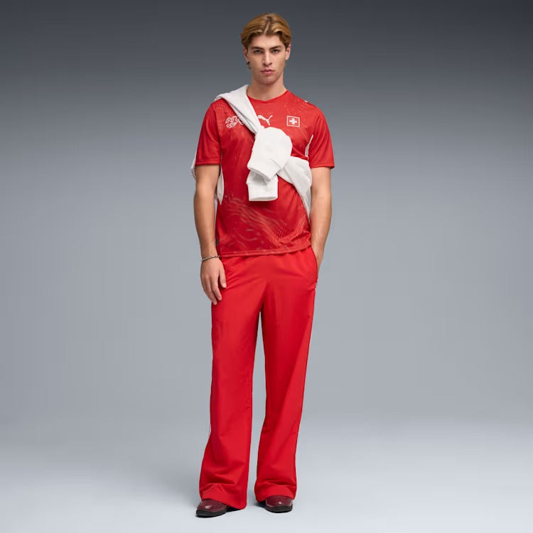 Camisa Torcedor Masculina Suíça I 2026 Copa do Mundo