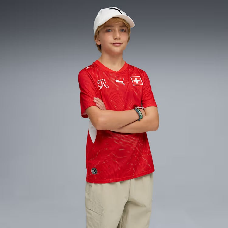 Conjunto Infantil Suíça I 2026 Copa do Mundo