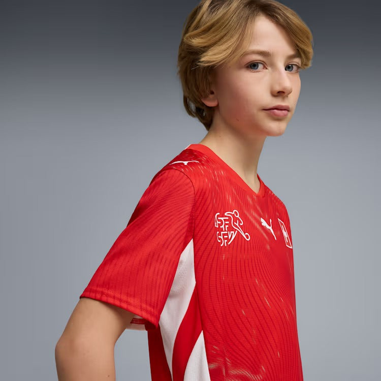 Conjunto Infantil Suíça I 2026 Copa do Mundo