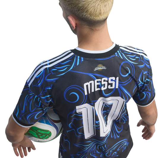 Camisa Argentina Away 26/27 + #10 Messi - Jogador