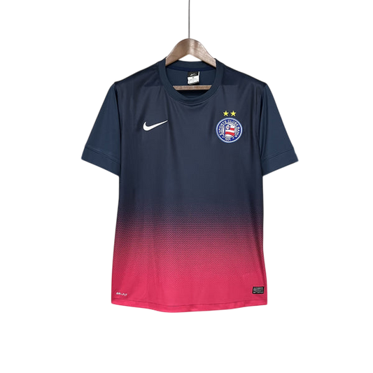 Camisa Bahia III 13/14 - Versão Retrô Azul e Rosa Degradê