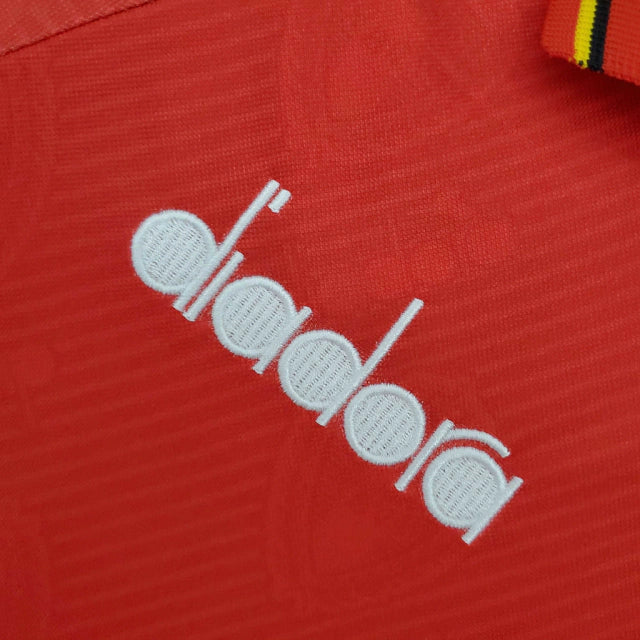 Camisa Retrô Torcedor Masculina Bélgica 2004