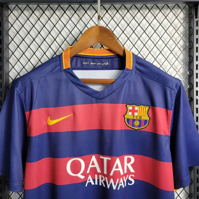 Camisa Retrô Barcelona I Home 2015/16 Masculino