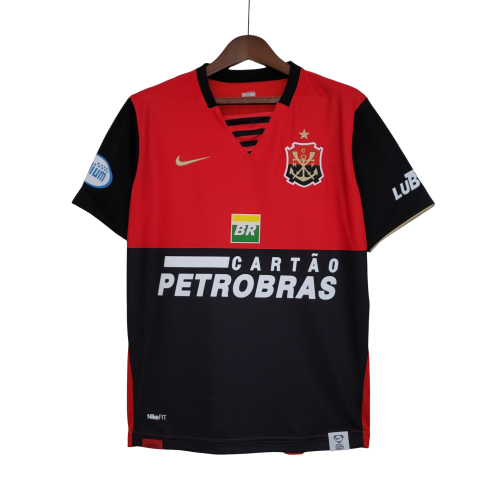 Camisa Flamengo 2008 - Retrô- Vermelho e Preto