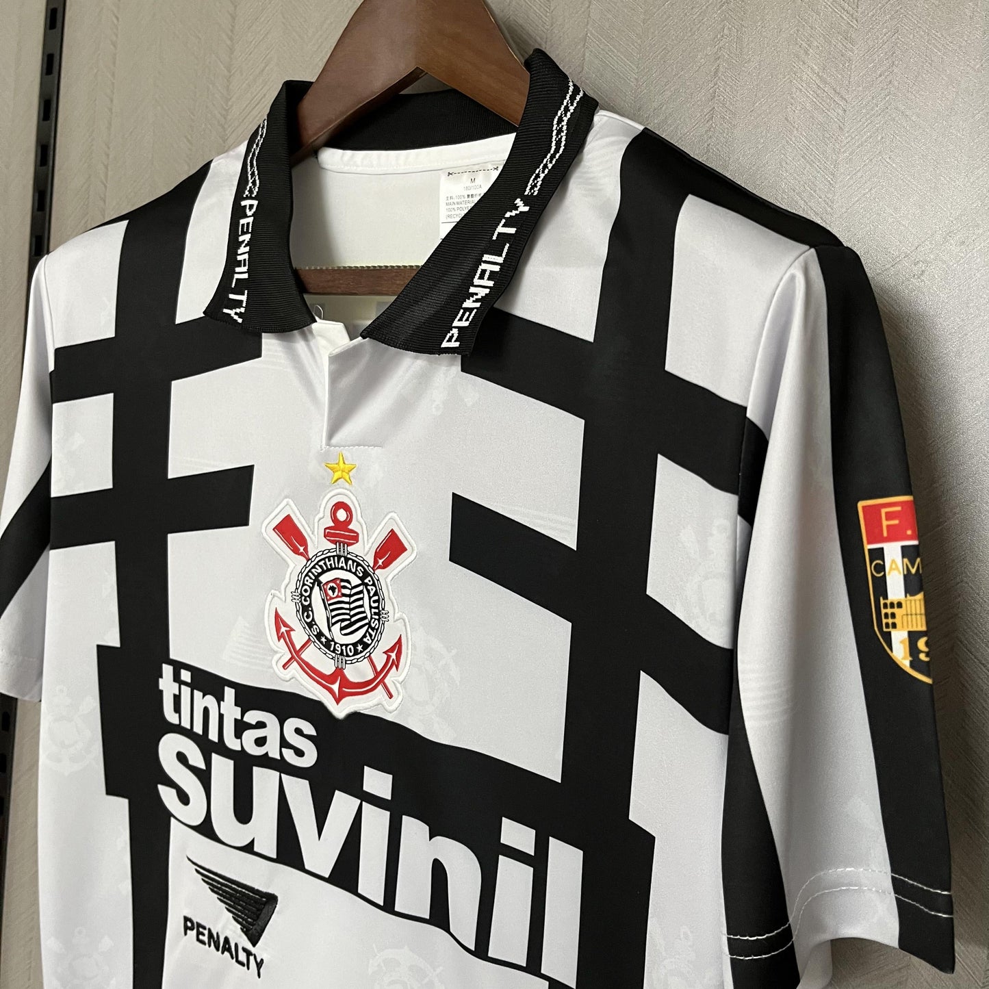 Camisa Retrô Torcedor Masculina Corinthians III 1996