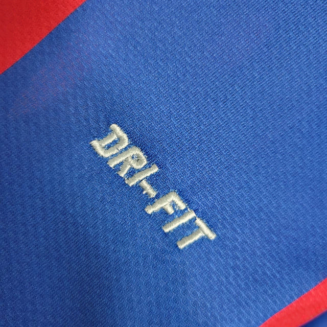 Camisa Barcelona Retrô I Home 2010/11 Torcedor Masculino Vermelho e Azul