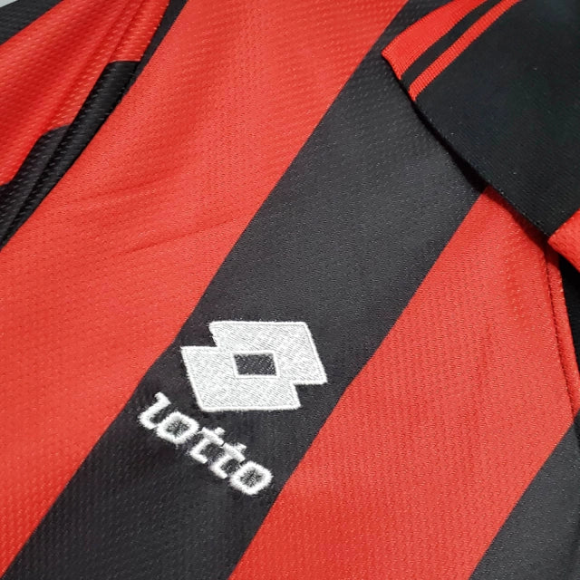 Camisa Retrô Torcedor Masculina Milan 1996