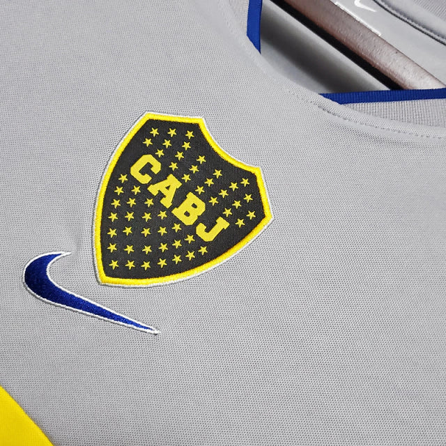 Camisa Boca Juniors Retrô 2002 Cinza