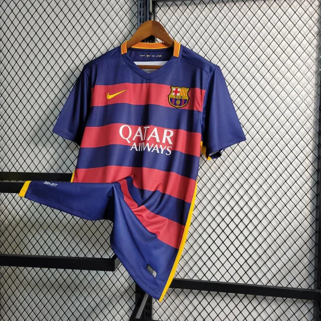 Camisa Retrô Barcelona I Home 2015/16 Masculino
