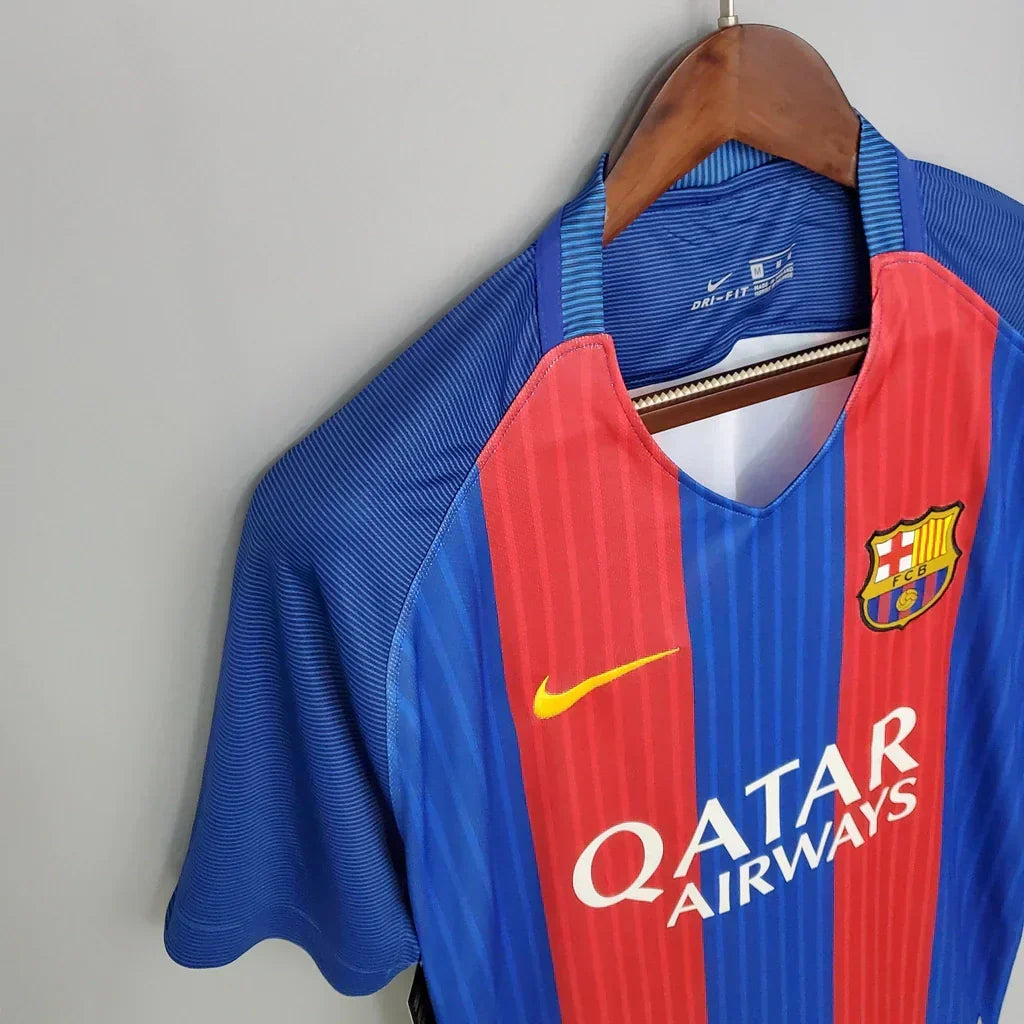 Camisa Retrô Barcelona 2012/13 Masculino Azul Grená